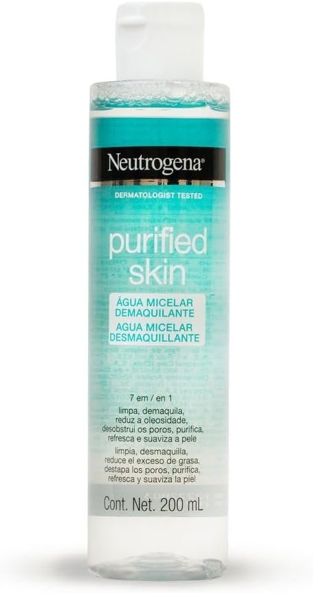 Neutrogena Água Micelar Demaquilante Purified Skin, 200ml