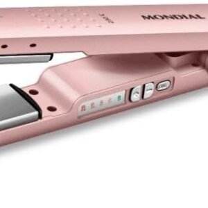 ULTRA Prancheta Alisadora P-JU-01 Bivolt, Cerâmica Rosa, Alisamento